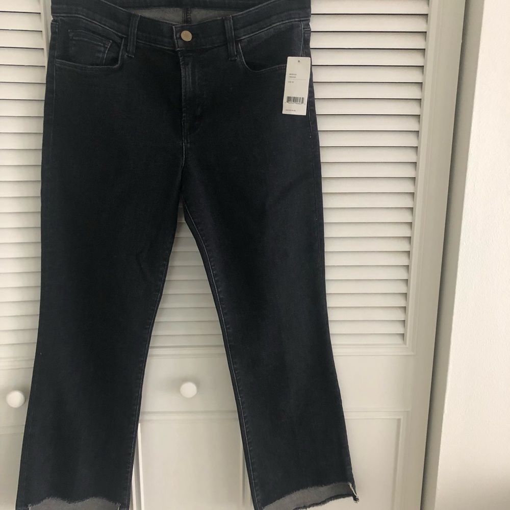 NWT J Brand size 30 Selena close cut crop bootcut jeans.